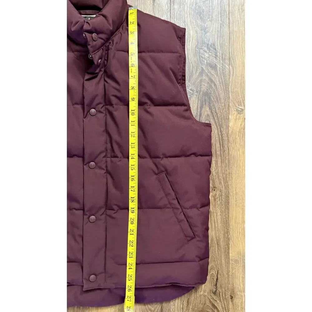 Field Tested Guide Gear Puffer‎ Vest Size M Outdoors Camping Hiking, Maroon EUC